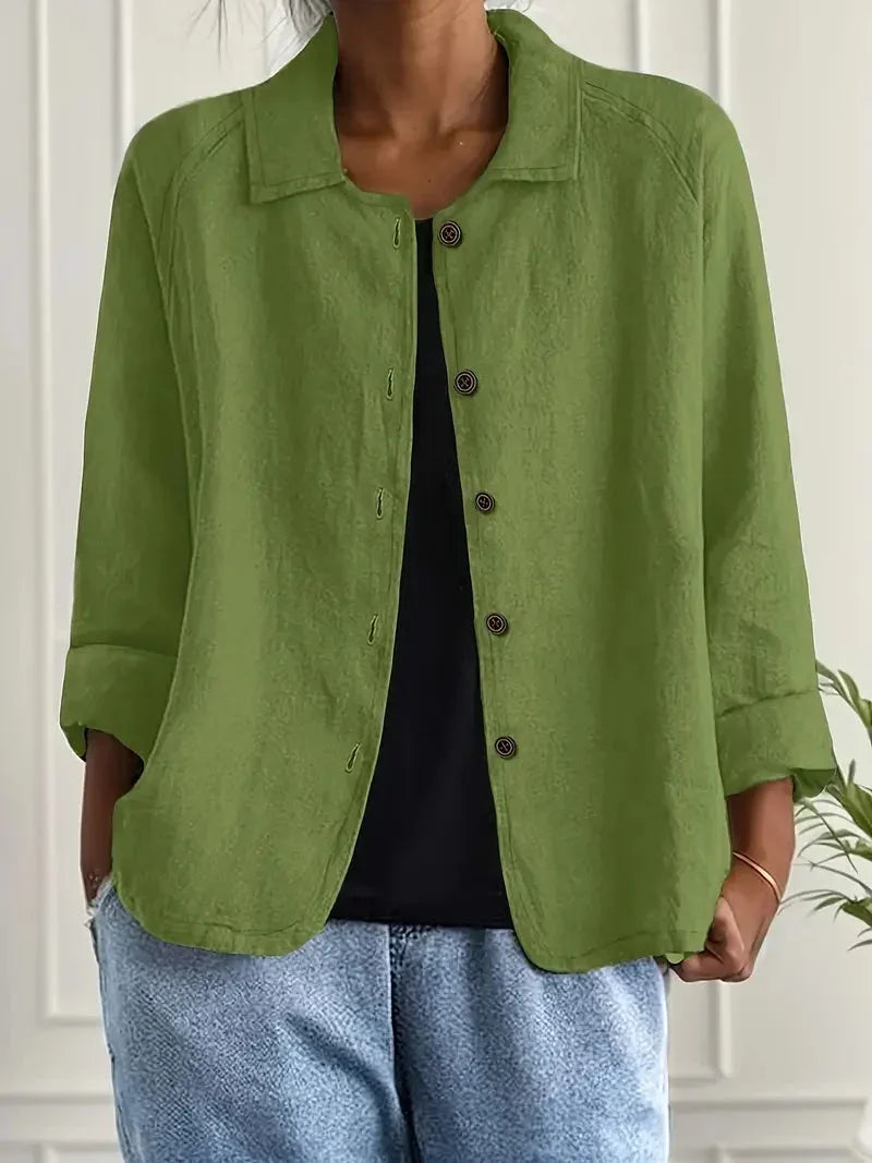 Women's Button-Down Casual Jacket
