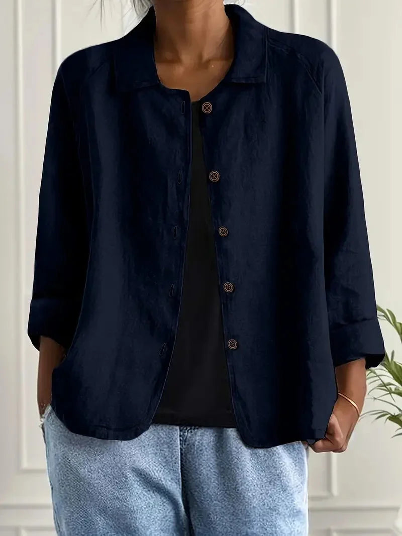 Women's Button-Down Casual Jacket