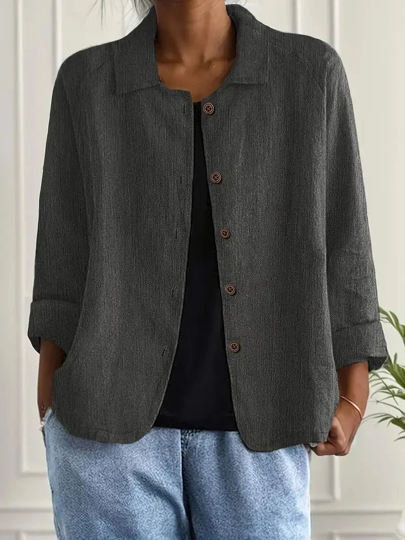 Women's Button-Down Casual Jacket