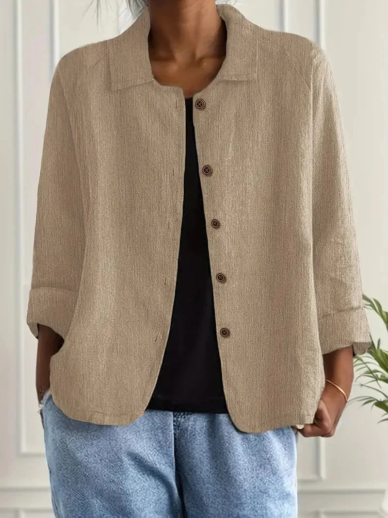 Women's Button-Down Casual Jacket