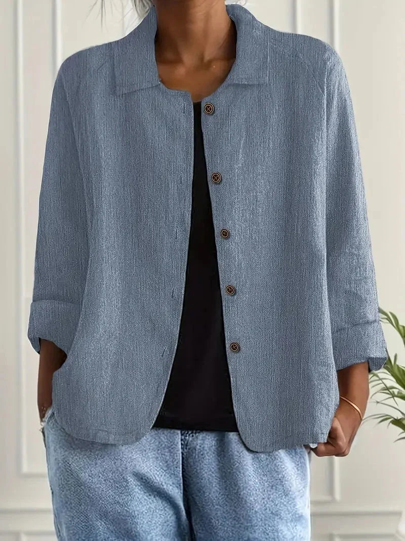 Women's Button-Down Casual Jacket