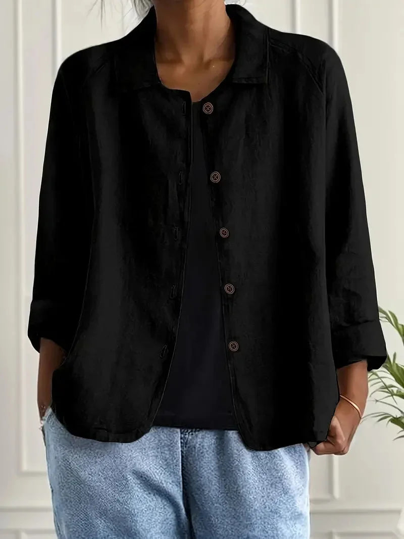 Women's Button-Down Casual Jacket