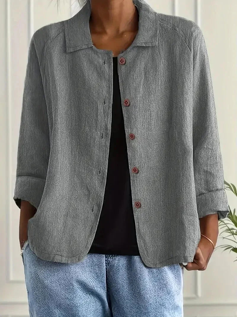 Women's Button-Down Casual Jacket
