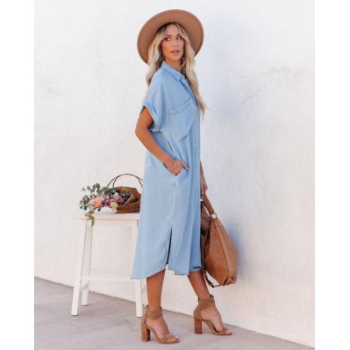 Women's Button-Down Midi Dress