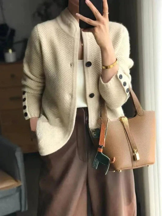 Women's Button-Front Cardigan Sweater