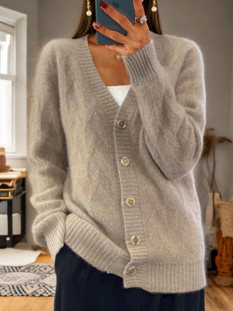 Women's Button-Front Cardigan Sweater