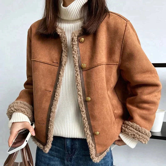Women's Button-Front Winter Jacket