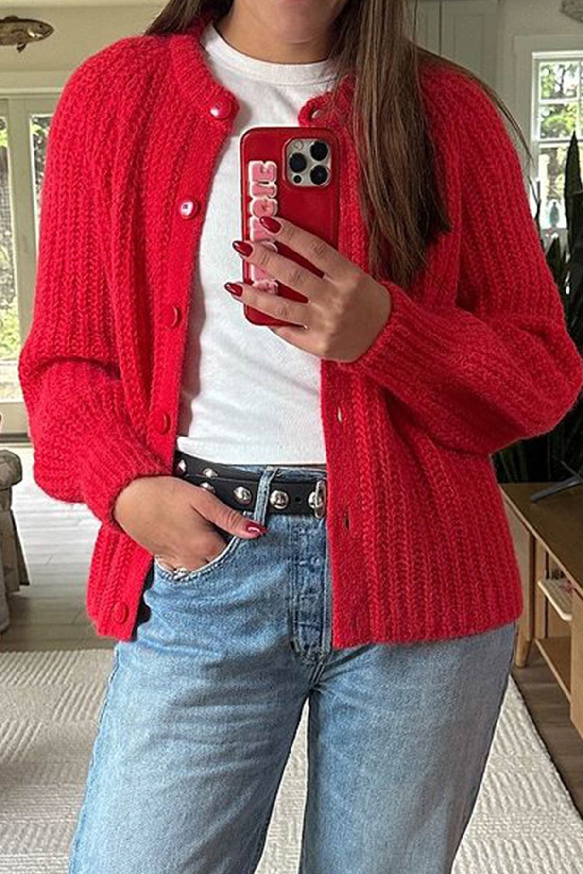Women's Button-Up Cardigan