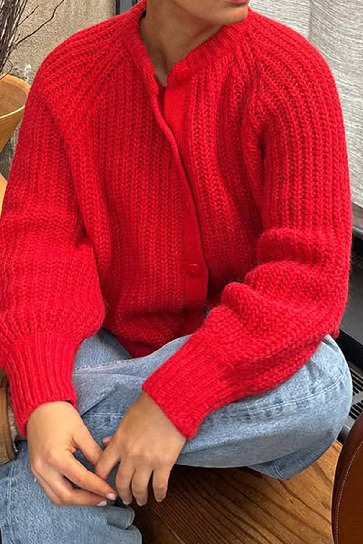 Women's Button-Up Cardigan