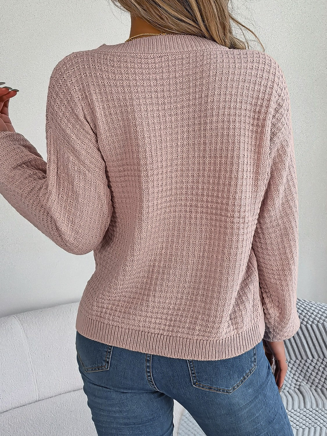 Women's Cable-Knit Pullover Sweater
