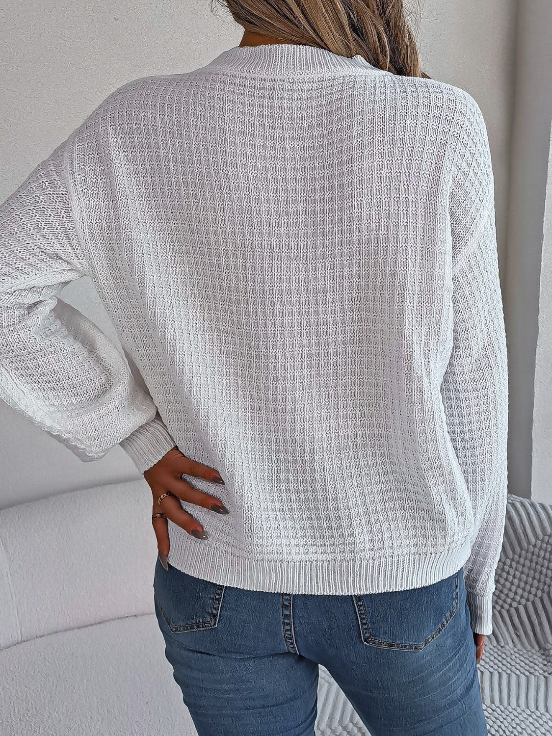 Women's Cable-Knit Pullover Sweater