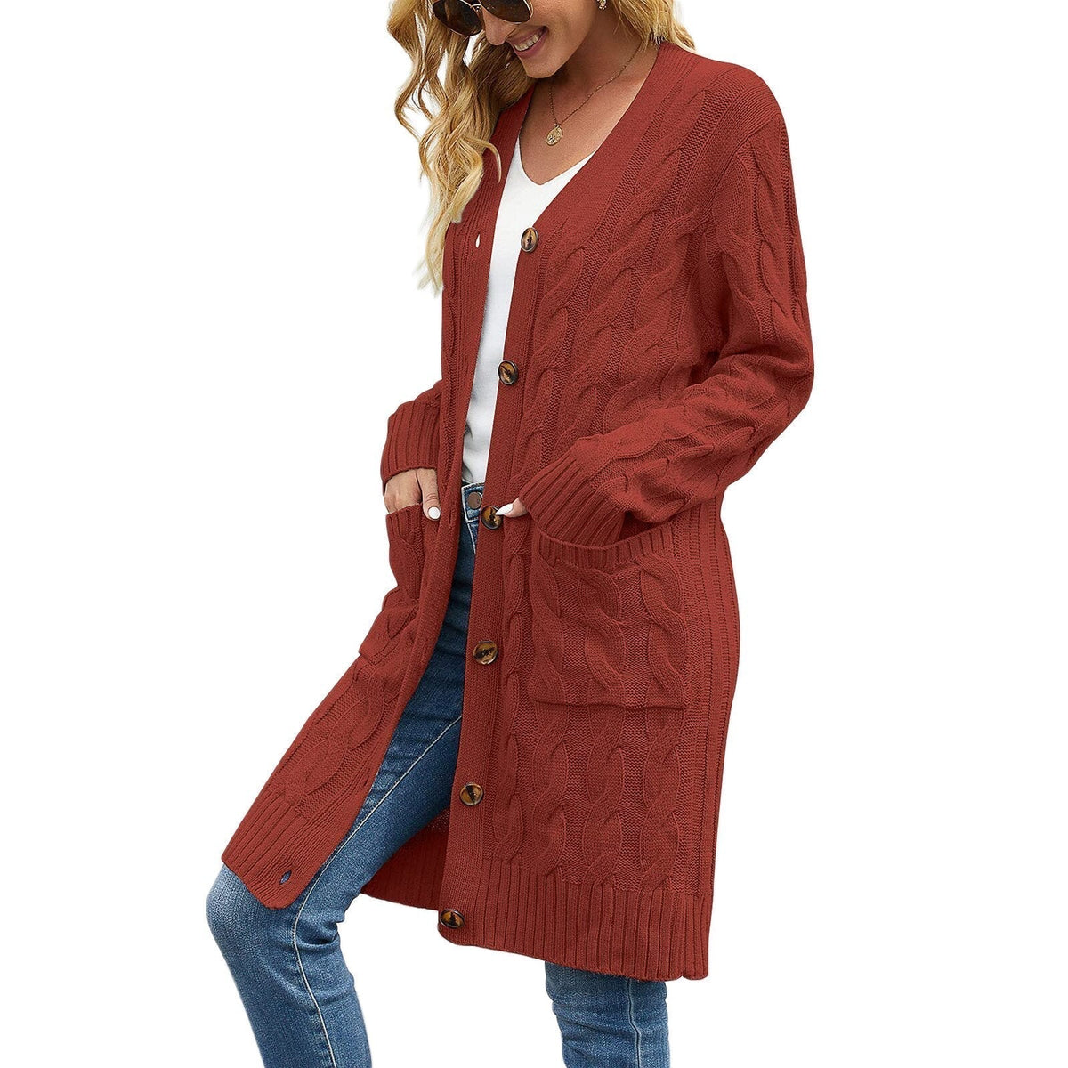 Women's Cardigan with Pockets