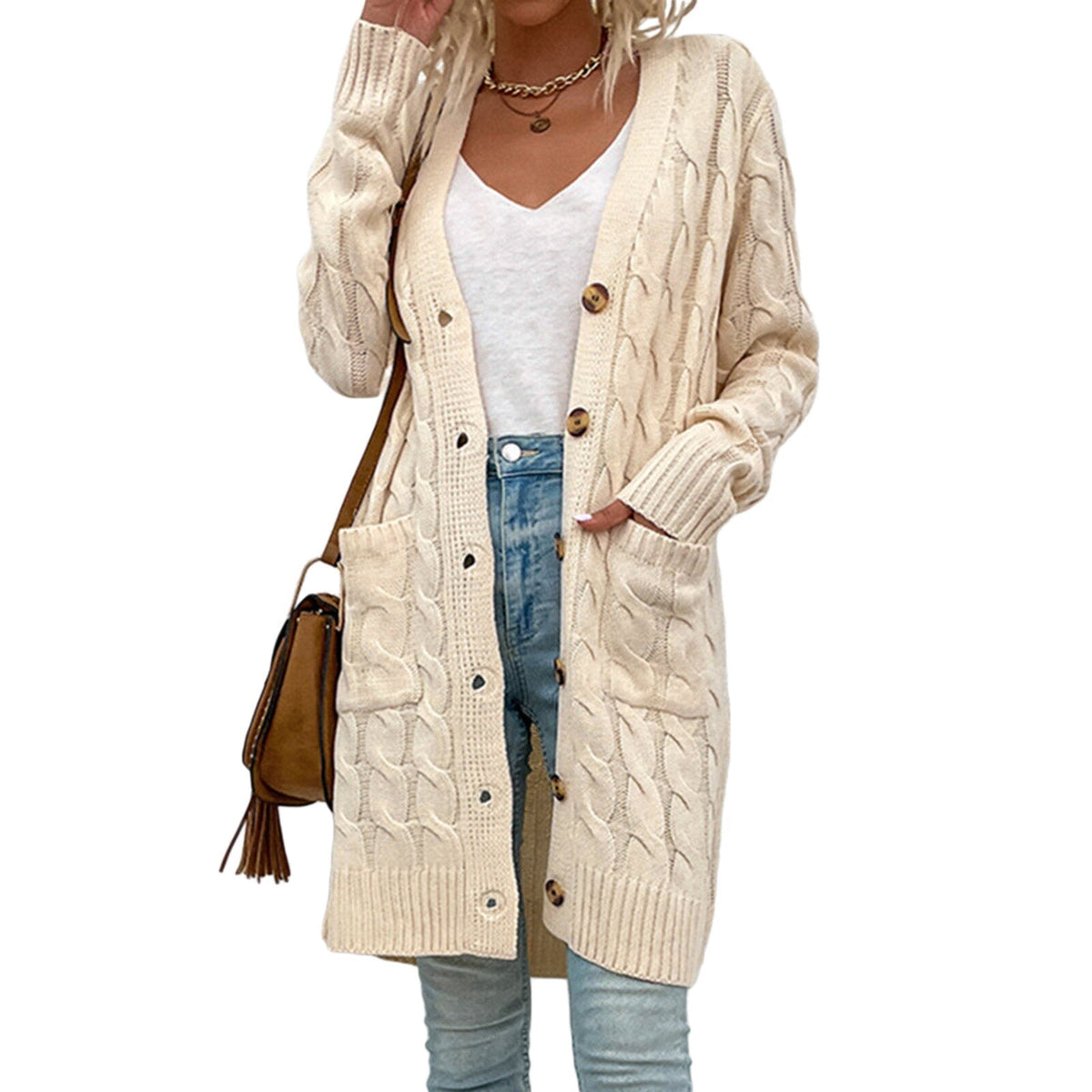 Women's Cardigan with Pockets