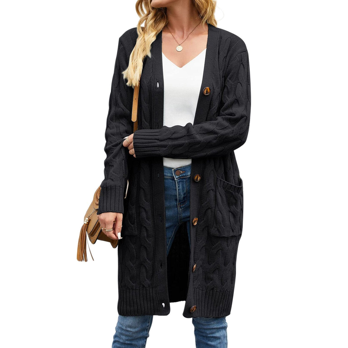 Women's Cardigan with Pockets