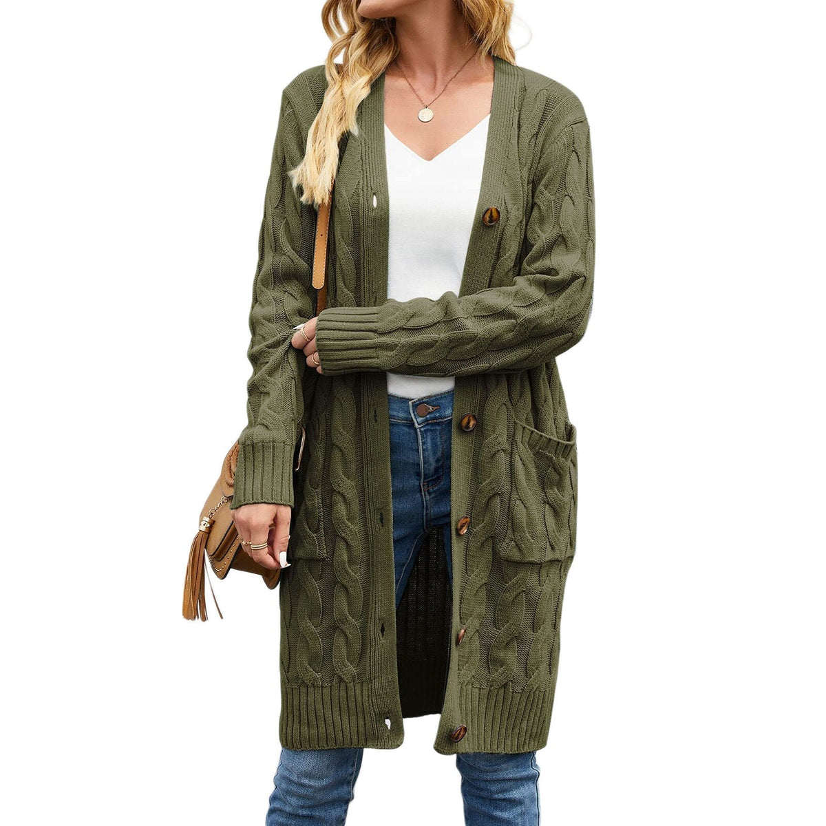 Women's Cardigan with Pockets