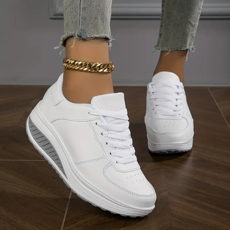 Women's Casual Lace-Up Sneakers