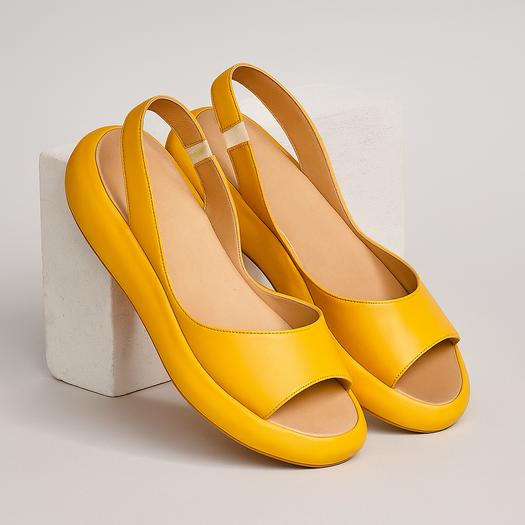 Women's Casual Open-Toe Slingback Flat Sandals
