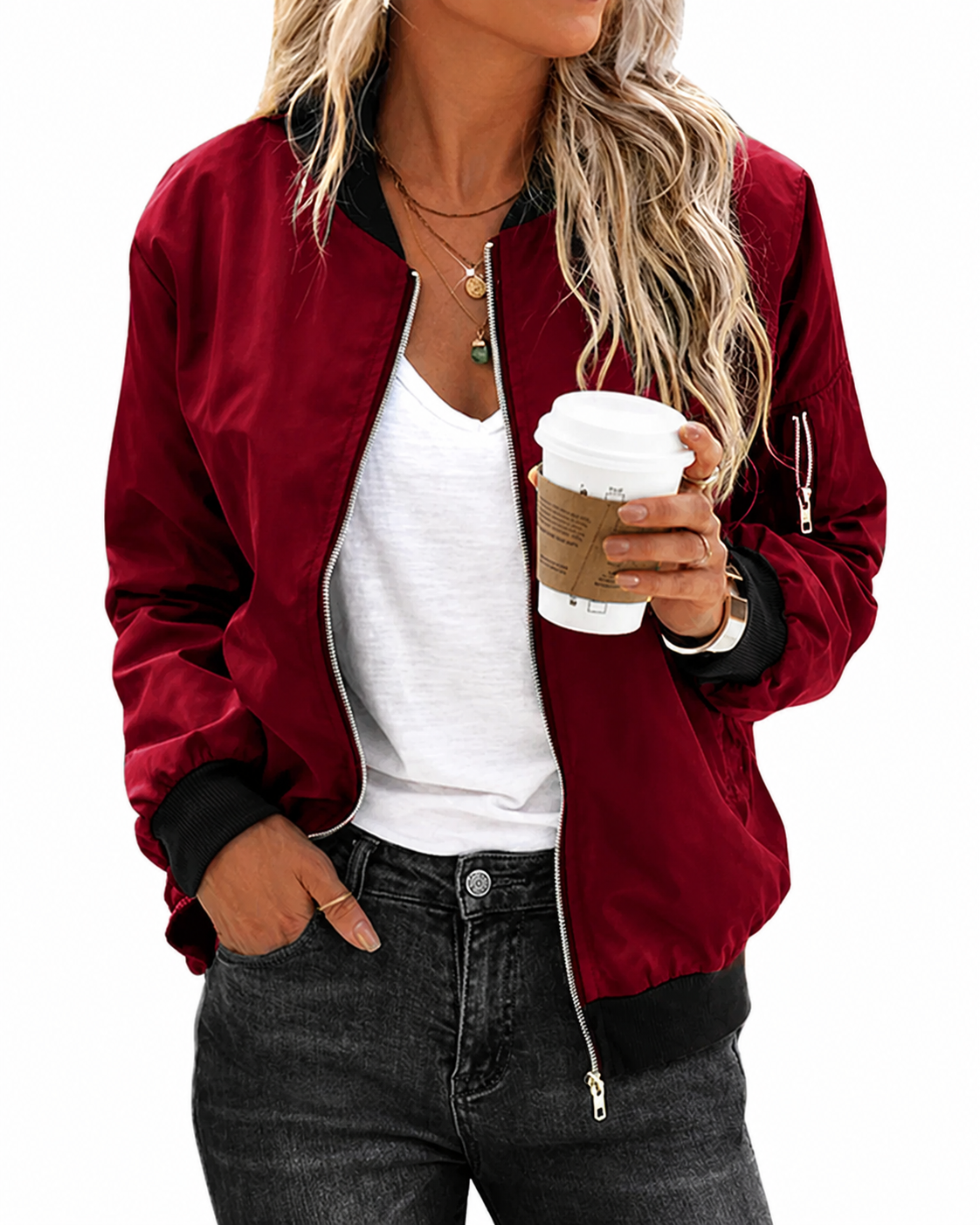 Women's Classic Bomber Jacket