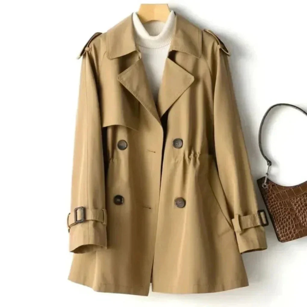 Women's Classic Double-Breasted Trench Coat