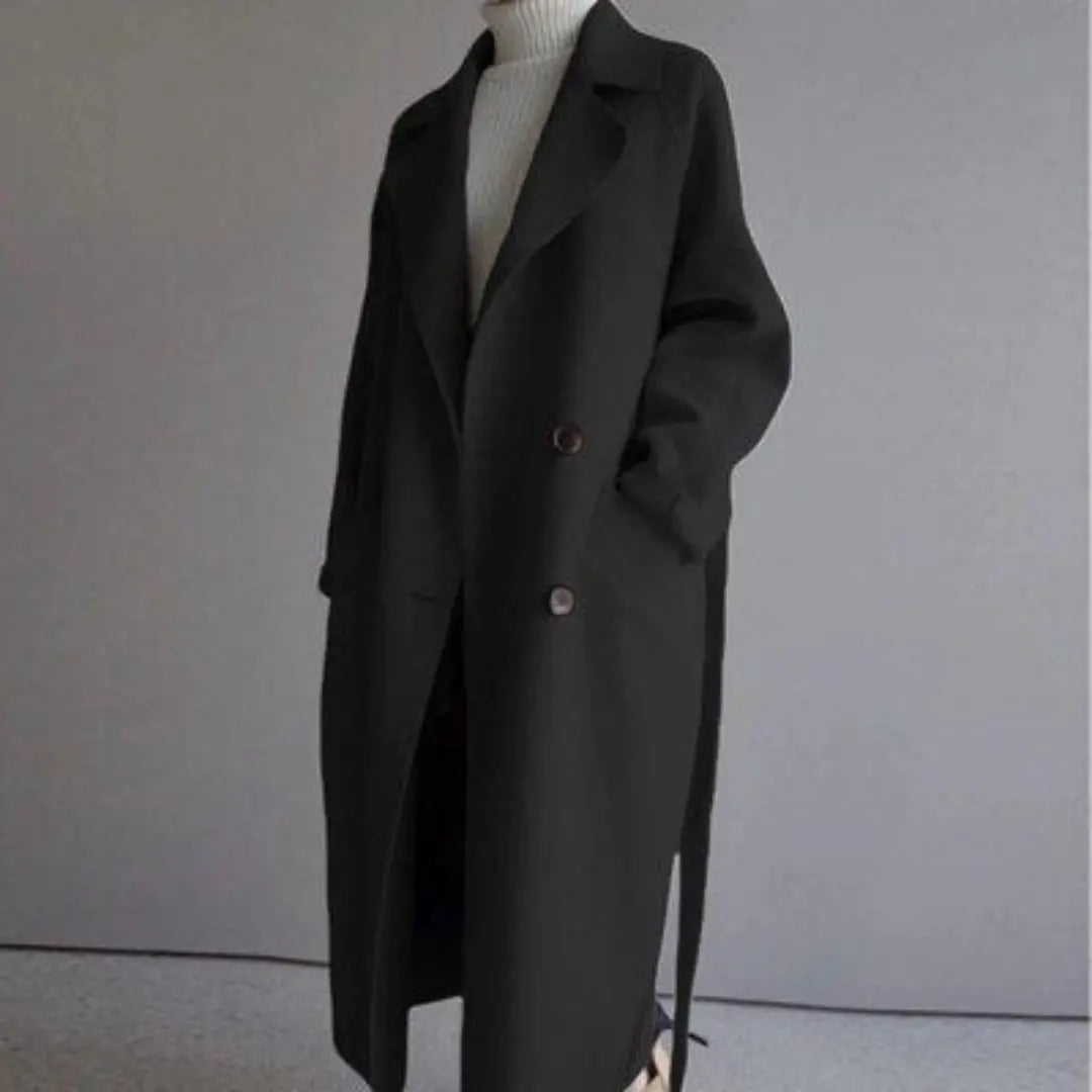 Women's Classic Long Coat with Insulated Lining
