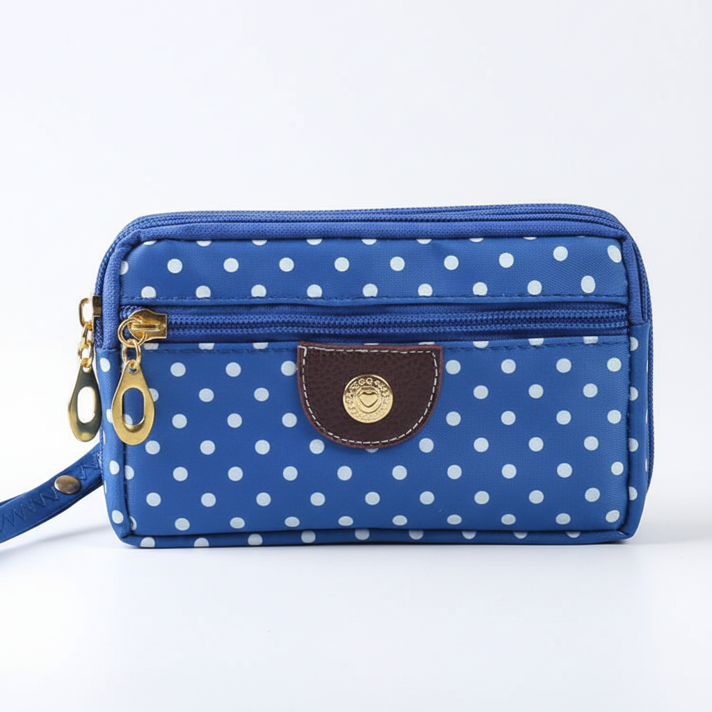 Women's Compact Zip Wallet – Elegant & Practical