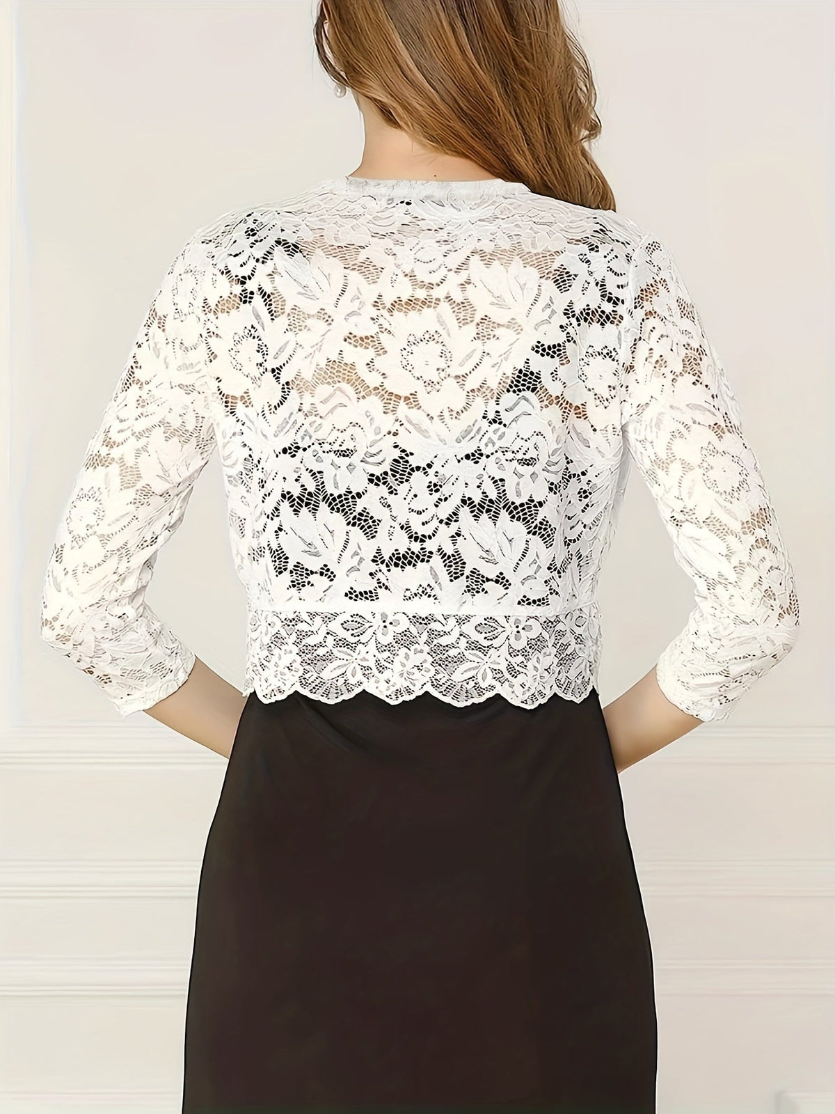 Women's Cropped Long-Sleeve Cardigan