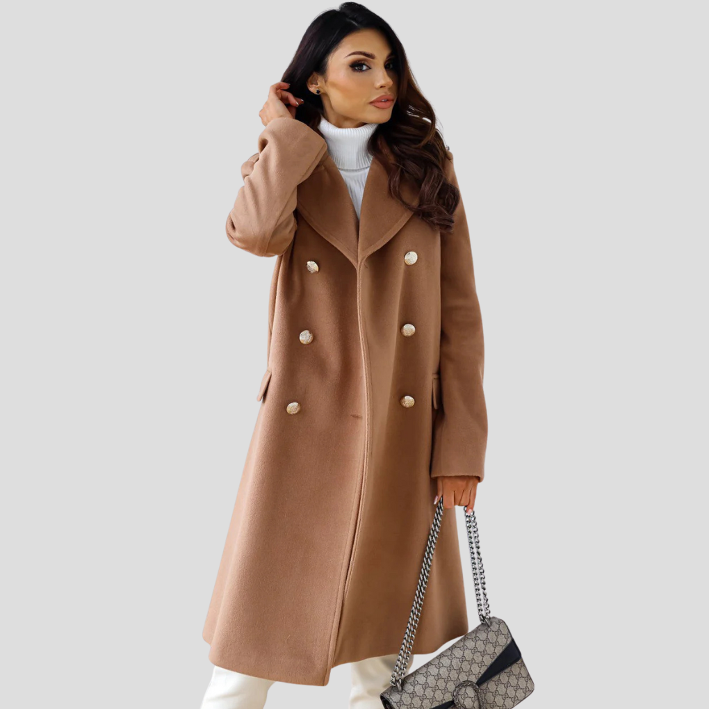 Women's Double-Breasted Coat