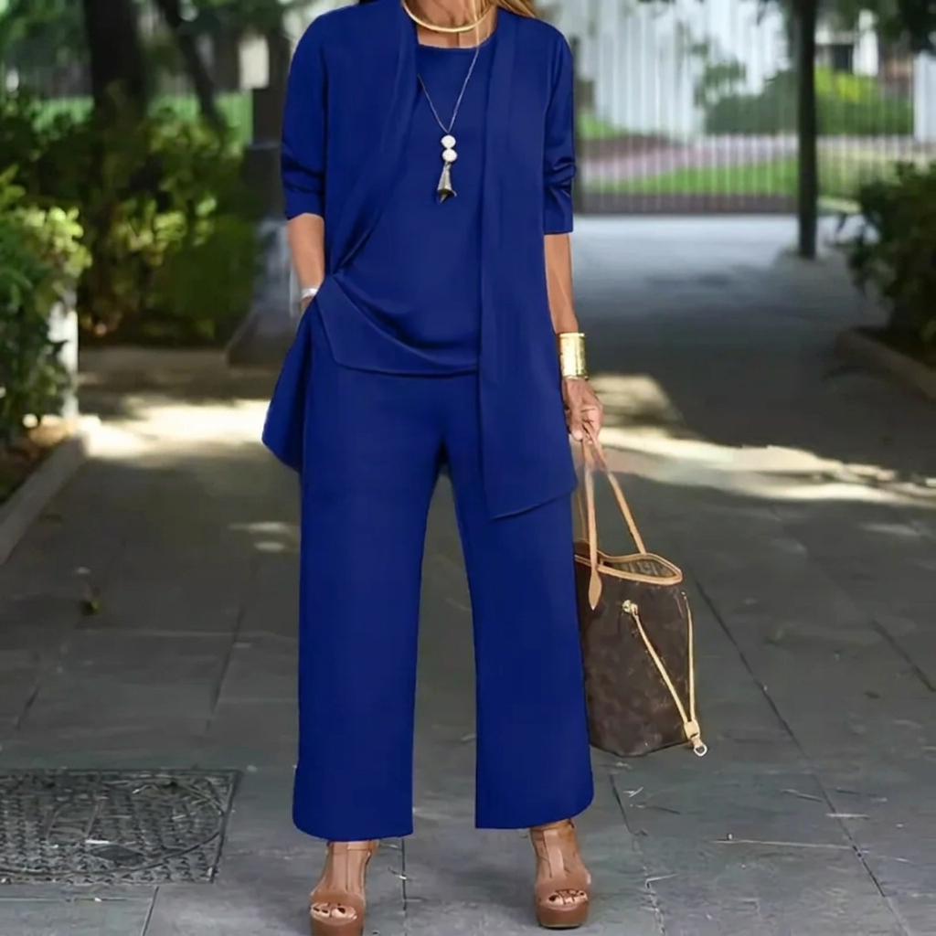 Women's Elegant 3-Piece Cardigan Set
