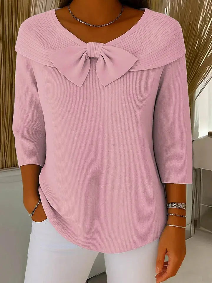 Women’s Elegant Bow Detail Sweater