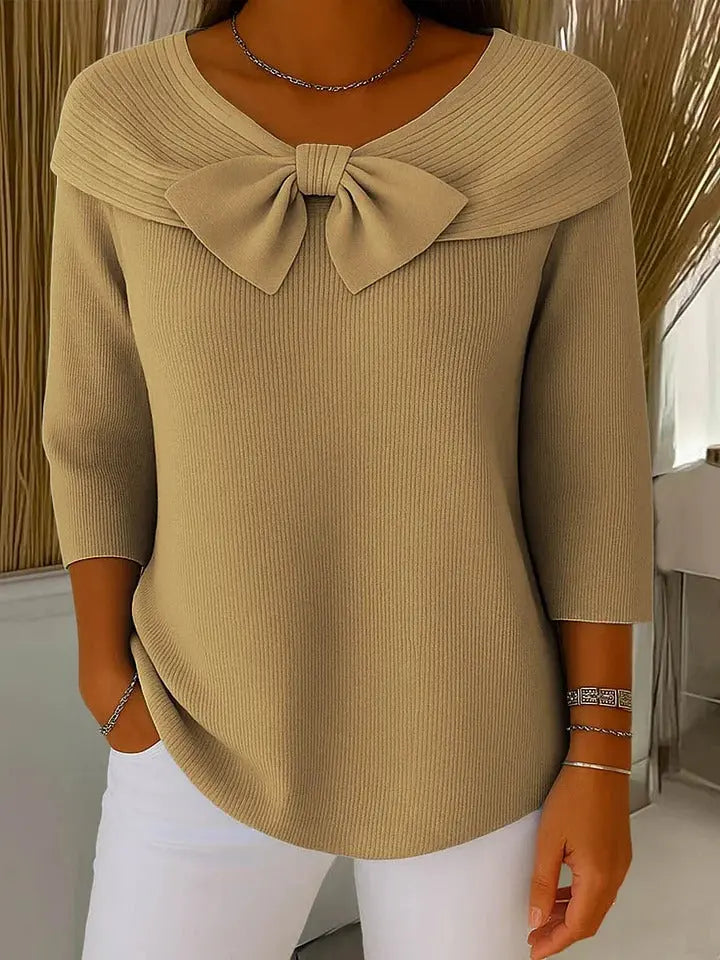 Women’s Elegant Bow Detail Sweater
