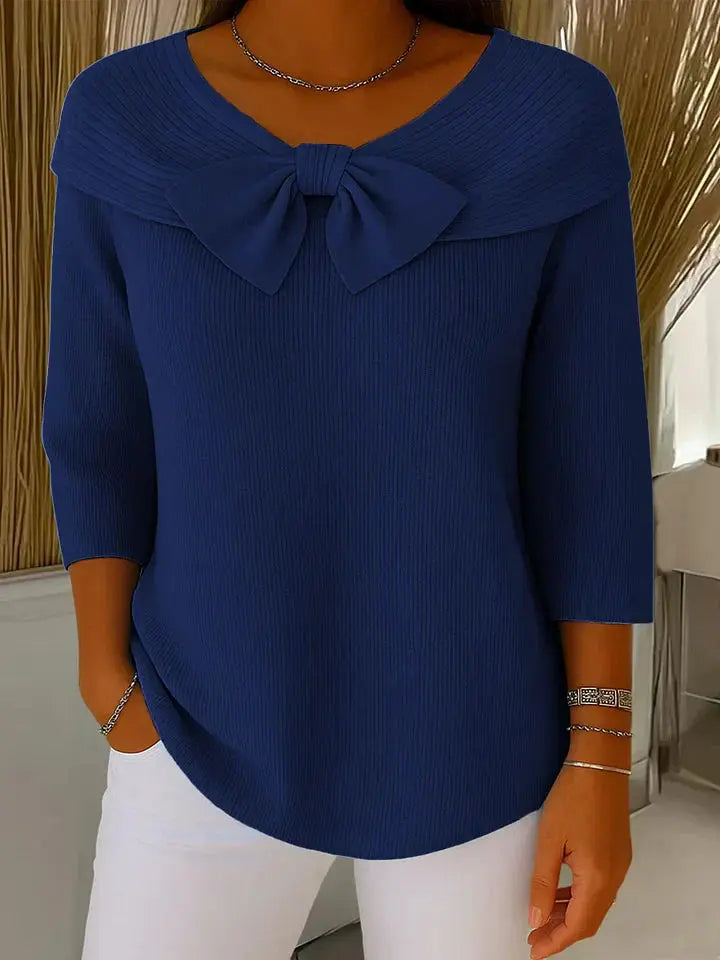 Women’s Elegant Bow Detail Sweater