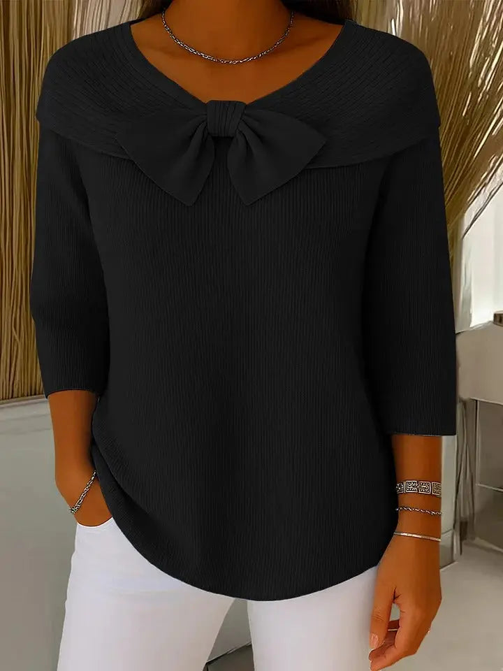 Women’s Elegant Bow Detail Sweater