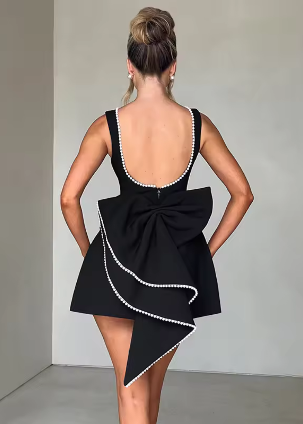 Women's Elegant Evening Mini Dress
