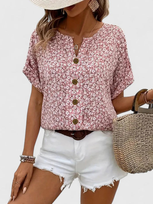 Women's Elegant Floral Summer Top