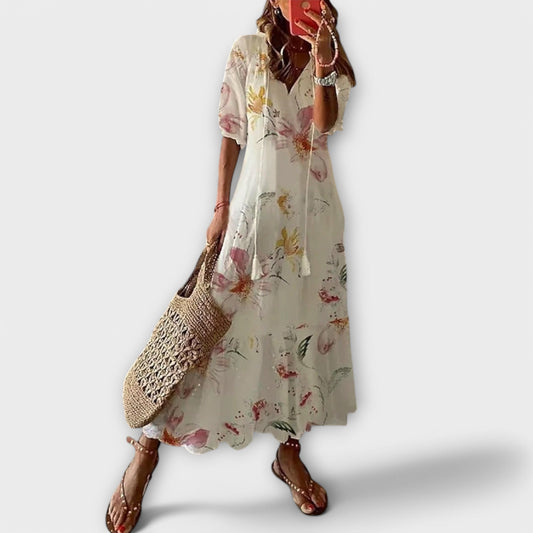 Women's Elegant Flowy Maxi Dress