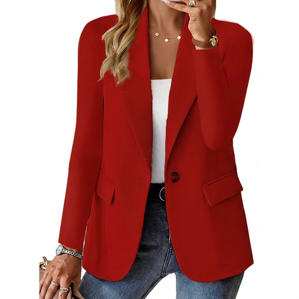 Women's Elegant Long Sleeve Blazer