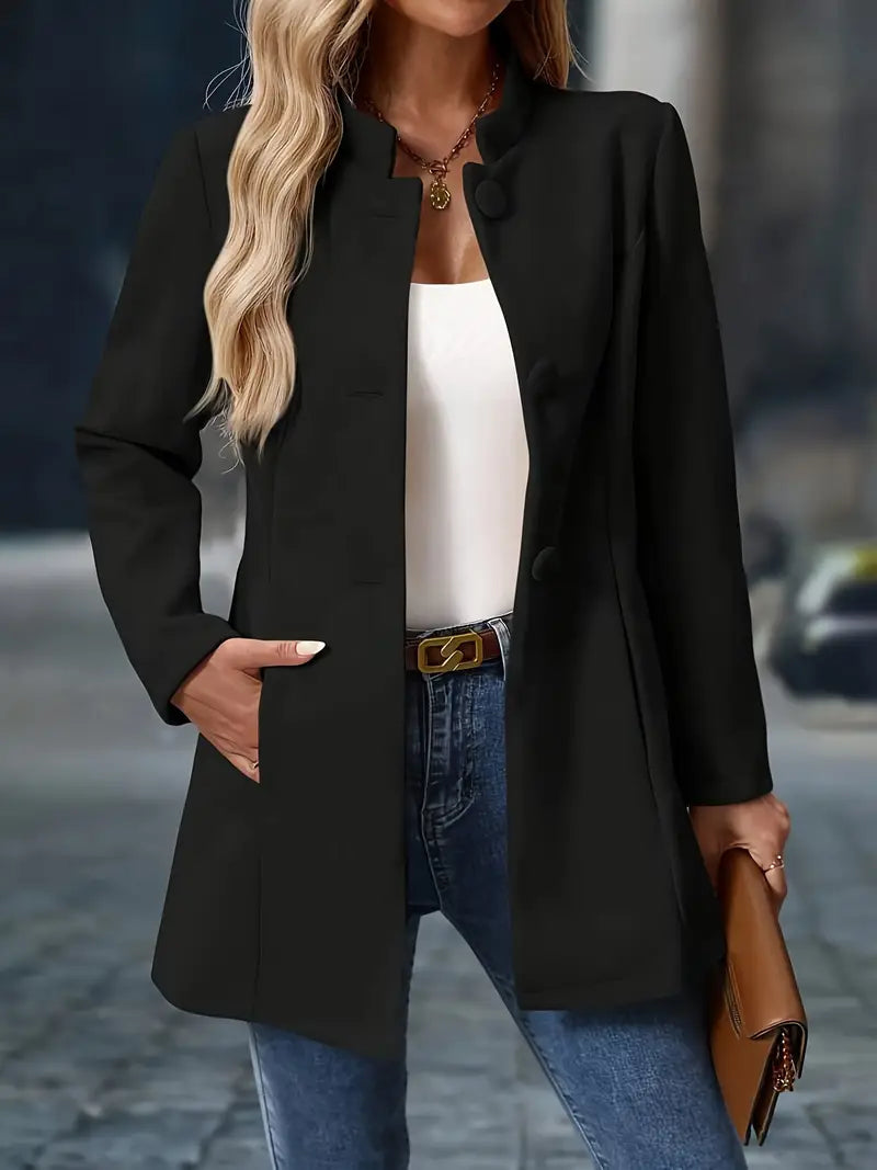 Women's Elegant Mid-Length Winter Coat