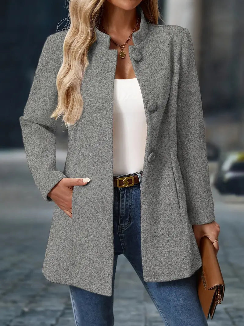 Women's Elegant Mid-Length Winter Coat