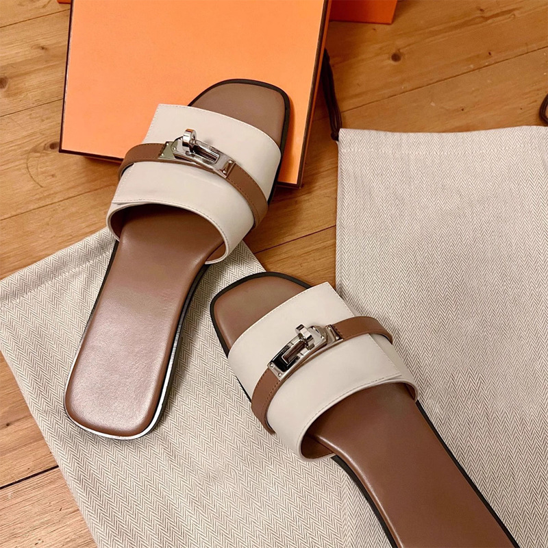 Women's Elegant Square Toe Slides