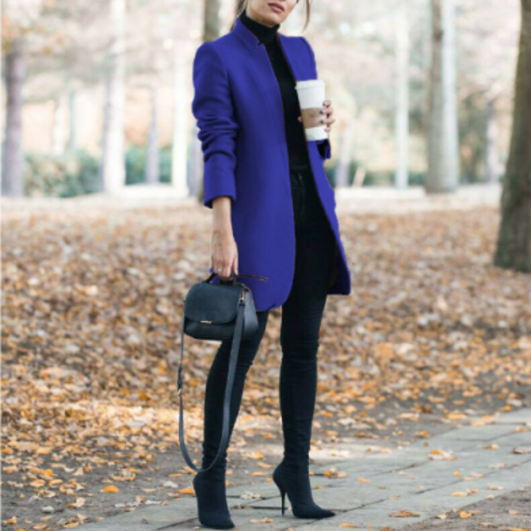 Women's Elegant Stand Collar Winter Coat