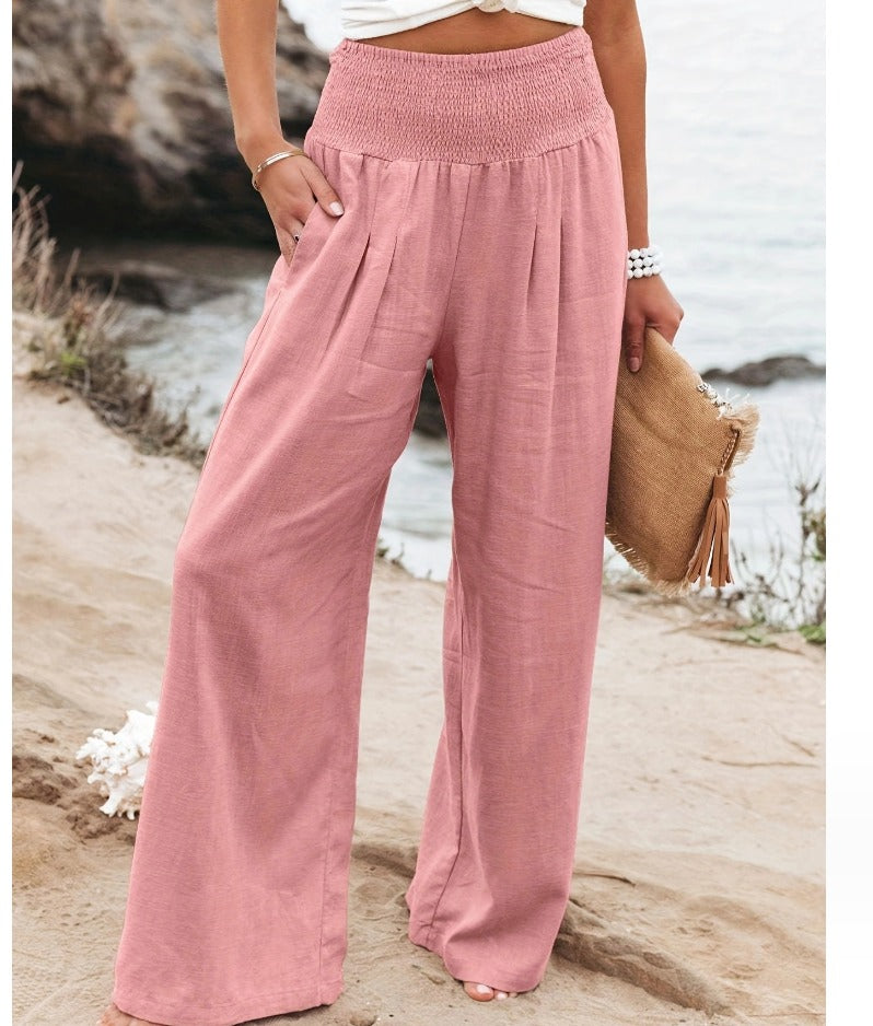 Women's Elegant Stretch Palazzo Pants