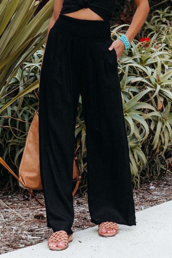 Women's Elegant Stretch Palazzo Pants