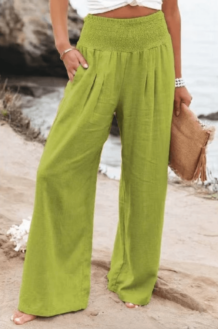 Women's Elegant Stretch Palazzo Pants