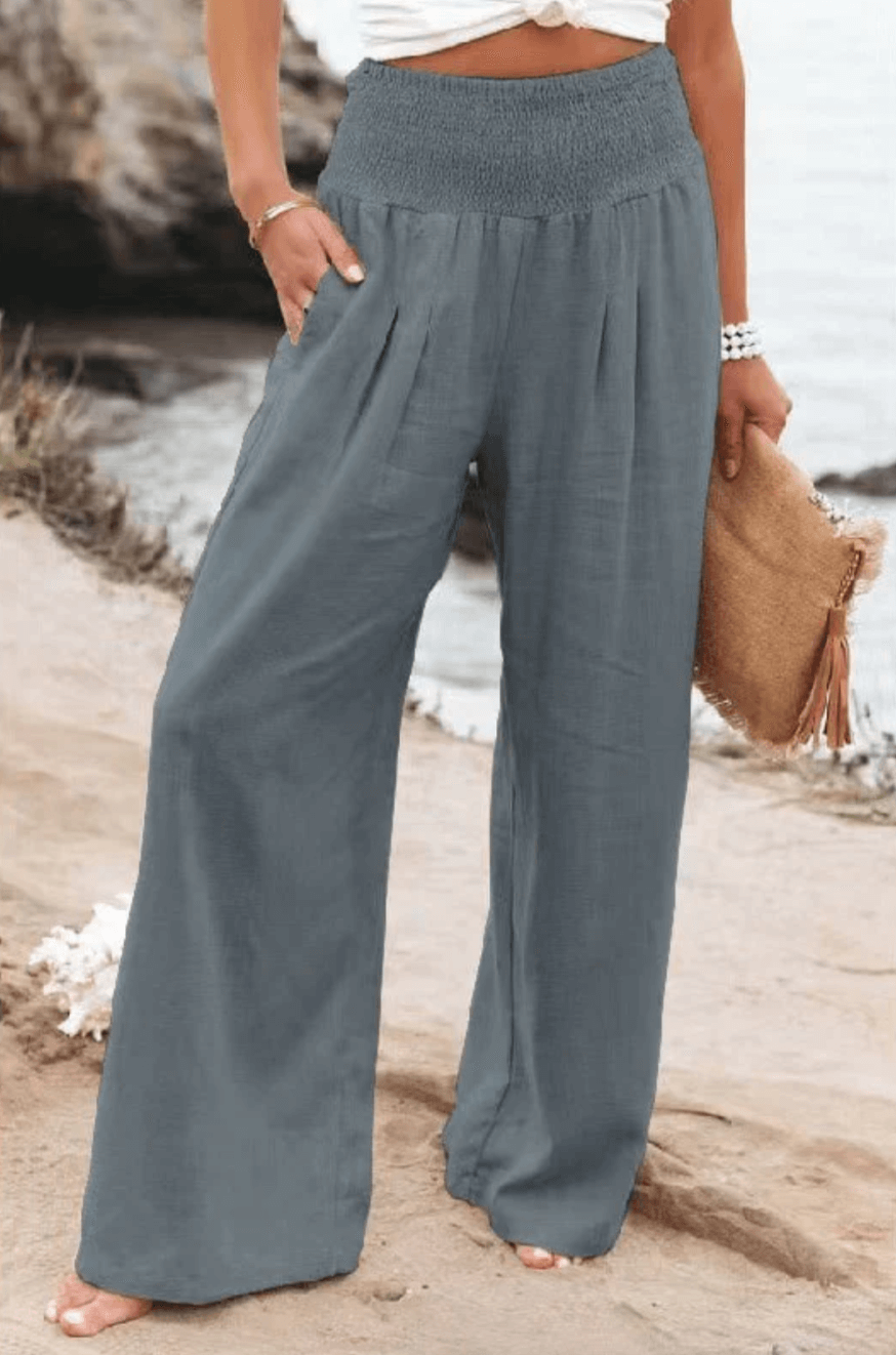 Women's Elegant Stretch Palazzo Pants