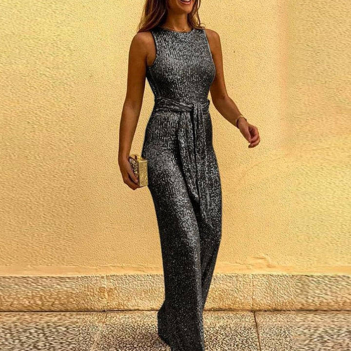 Women's Festive Shiny Jumpsuit