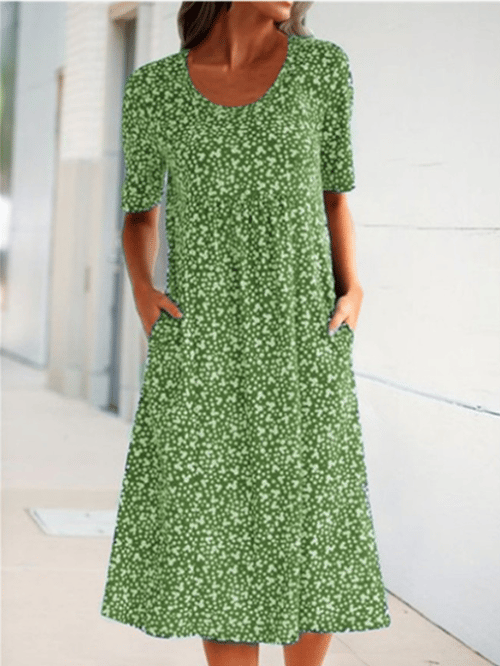 Women's Floral Summer Dress – Lightweight & Comfortable
