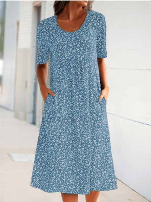 Women's Floral Summer Dress – Lightweight & Comfortable