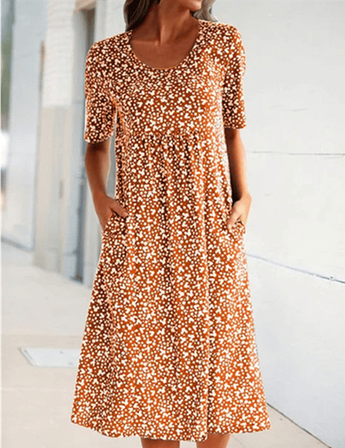 Women's Floral Summer Dress – Lightweight & Comfortable