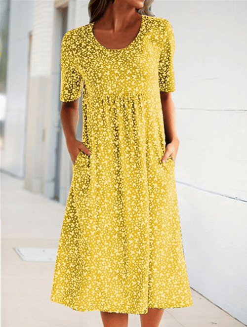 Women's Floral Summer Dress – Lightweight & Comfortable