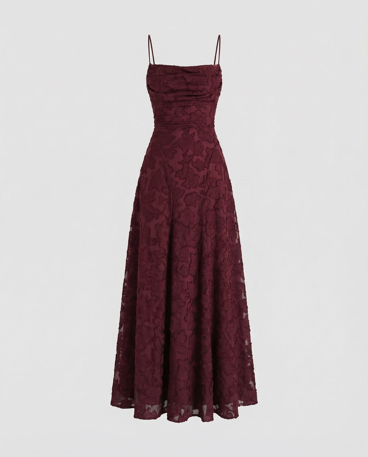 Women's Flowing Evening Dress with Lace-Up Back